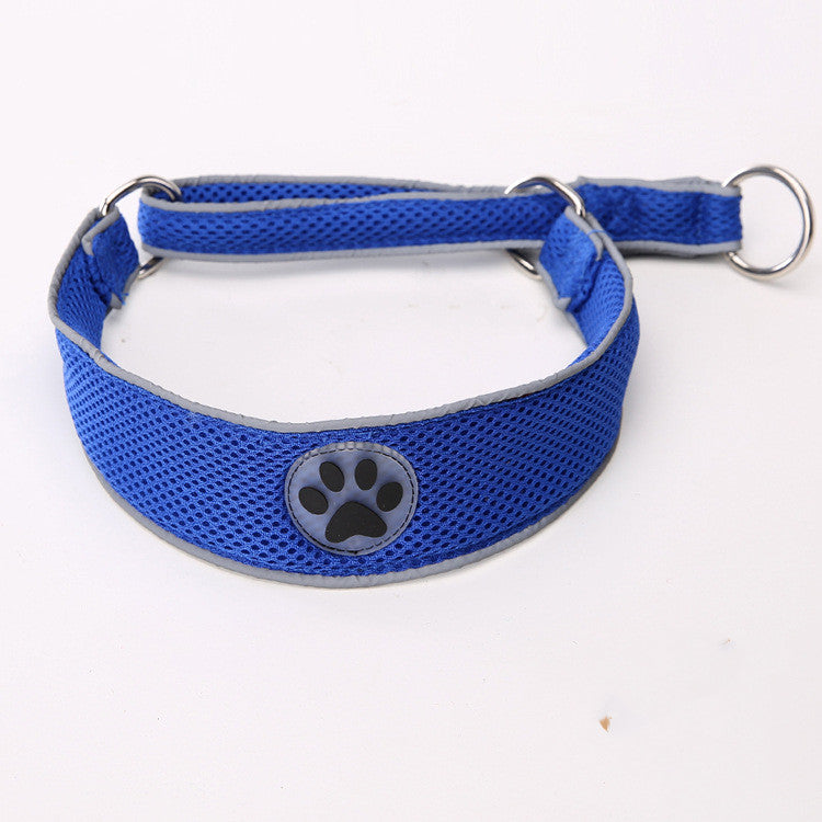 HKM-9696573 Double-Layer Mesh Reflective Dog Chain in Multiple Colors - Soft and Comfortable