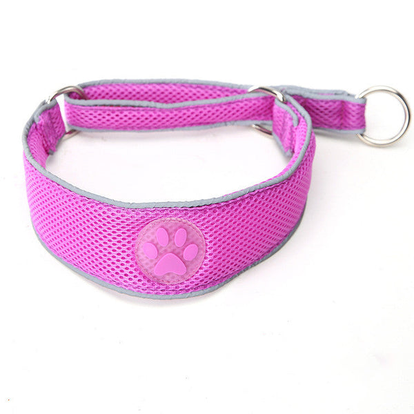 HKM-9696573 Double-Layer Mesh Reflective Dog Chain in Multiple Colors - Soft and Comfortable