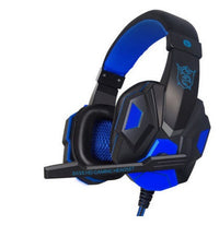 HKM-969683 PU Mind PC780 Black and Blue Gaming Headset with Microphone and LED Lighting