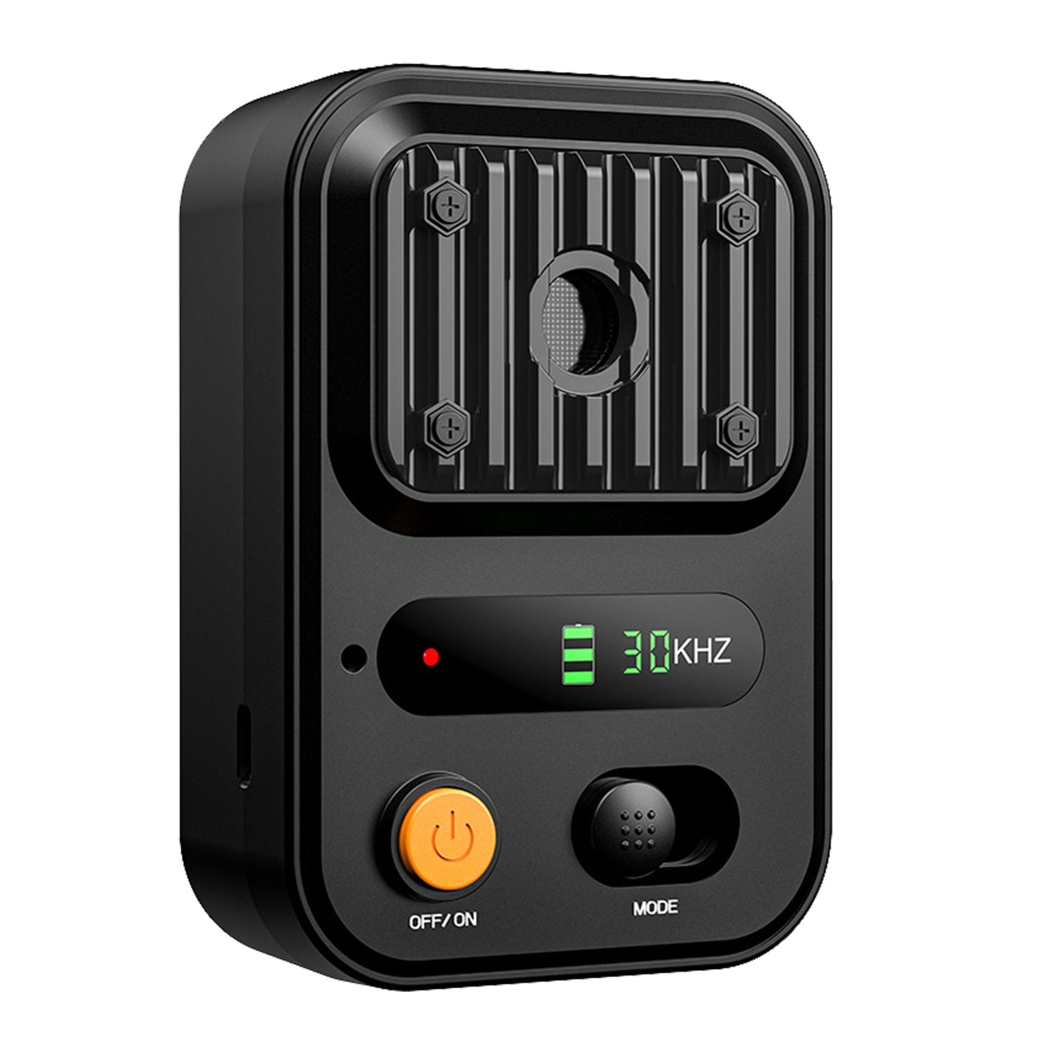 HKM-9697853 Ultrasonic Anti-Barking Device with Rechargeable Battery, Waterproof Design, 3 Adjustable Frequencies, 32.8ft Detection Range