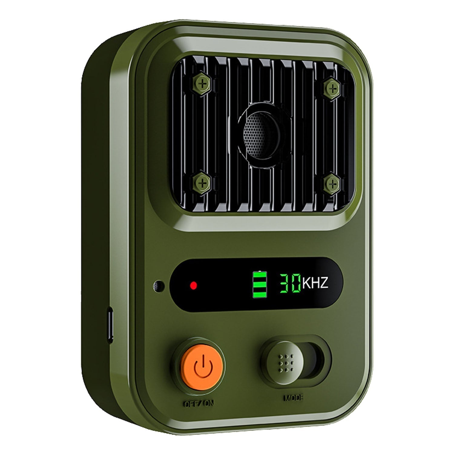 HKM-9697853 Ultrasonic Anti-Barking Device with Rechargeable Battery, Waterproof Design, 3 Adjustable Frequencies, 32.8ft Detection Range