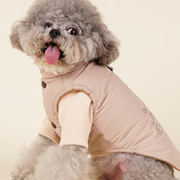 HKM-969811 Cozy Autumn and Winter Cotton Coat for Pets in Light Colors