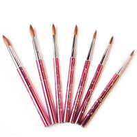 HKM-969811 Crystal Armour Extension Armour Carving Pen - Pink Nail Tool, Available in Multiple Sizes
