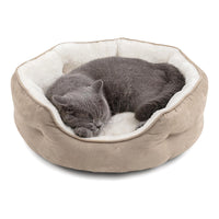 HKM-9698621 Soft Round Pet Bed Mats for Dogs and Cats - Cozy Nesting Blankets in Multiple Sizes