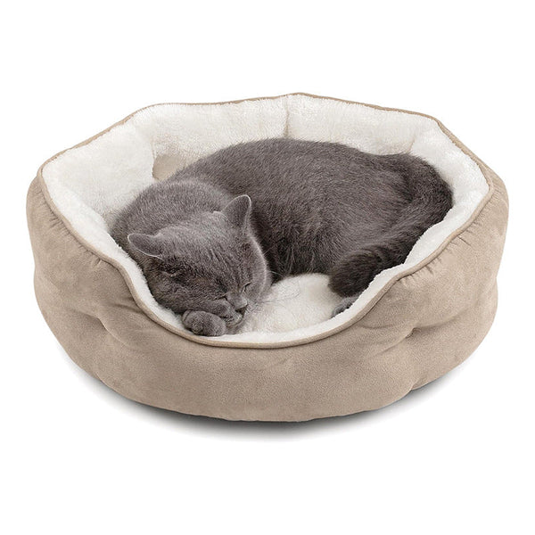 HKM-9698621 Soft Round Pet Bed Mats for Dogs and Cats - Cozy Nesting Blankets in Multiple Sizes