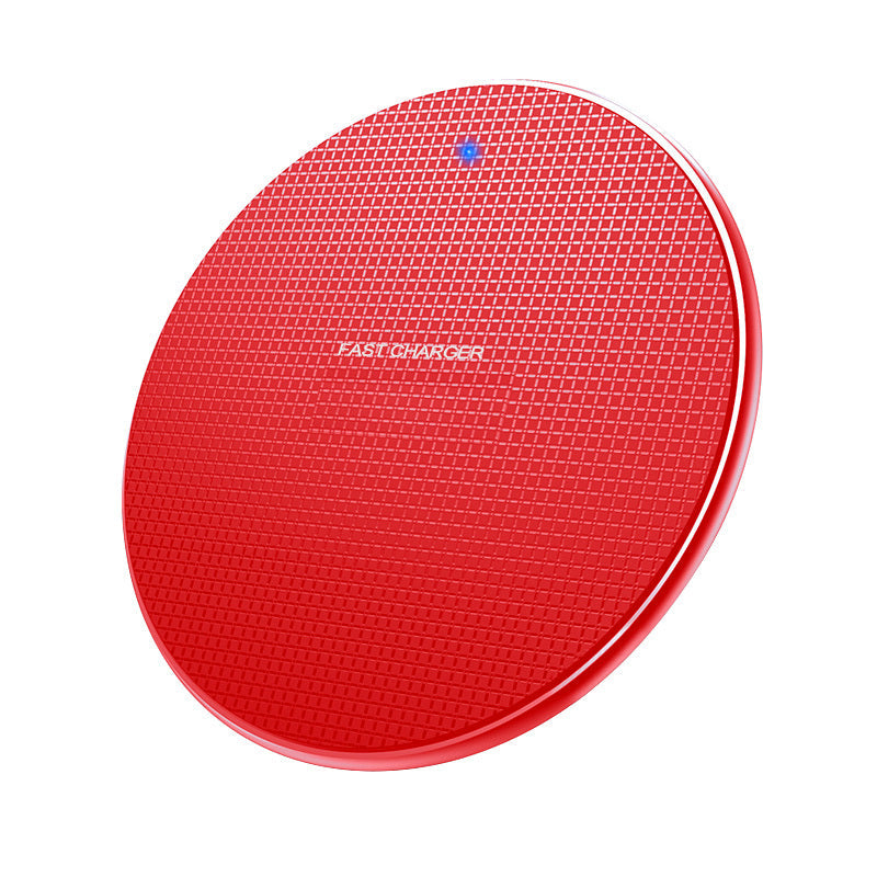 HKM-969875 10W Fast Wireless Charger for Mobile Phones, Compatible with Most Qi-Enabled Devices, Sleek Design in Multiple Colors