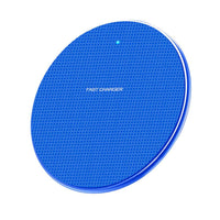 HKM-969875 10W Fast Wireless Charger for Mobile Phones, Compatible with Most Qi-Enabled Devices, Sleek Design in Multiple Colors