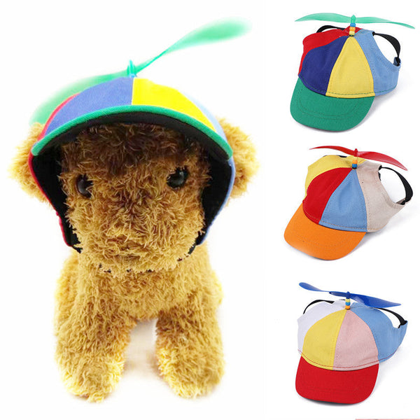 HKM-9699389 Bamboo Dragonfly Dog Baseball Cap in Red, Green, and Orange - Casual Cotton Style, Available in S, M, L