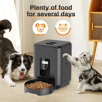 HKM-969939 Automatic 2L Pet Feeder for Cats and Dogs with Slow Feeding Function and Timed Dispensing