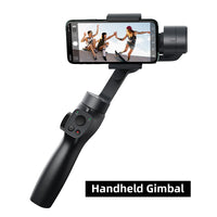 HKM-970003 Three-Axis Handheld Mobile Phone Stabilizer - Anti-Shake Design for Phones up to 92mm Wide, Supports 250g