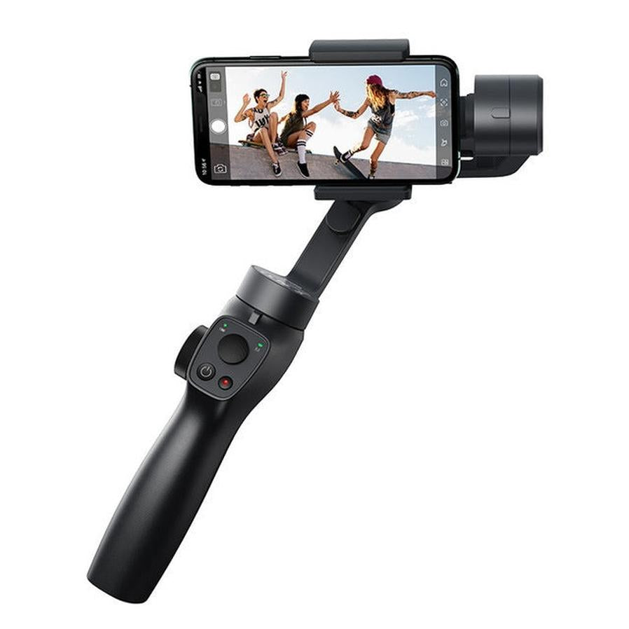 HKM-970003 Three-Axis Handheld Mobile Phone Stabilizer - Anti-Shake Design for Phones up to 92mm Wide, Supports 250g