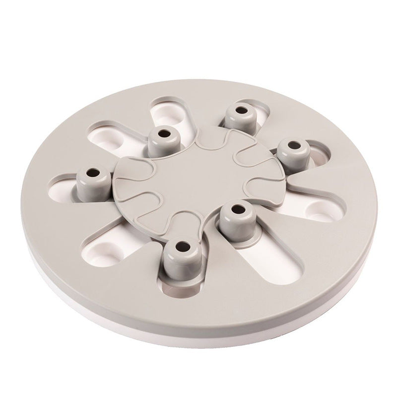 HKM-9700541 Anti-Choke Pet Food Bowl - Durable ABS Material, 28 cm Diameter, Available in Blue, Pink, Grey