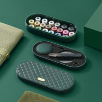 HKM-970323 Compact Hand Sewing Kit with Needle and Thread Box in Durable PET Material