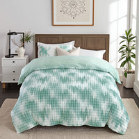 HKM-970323 Reversible Camo Print Comforter Set in Ultra Soft Faux Rabbit Hair for Cozy Winter Bedding