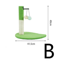 HKM-9703613 Small Cat Climbing Frame with Sisal Scratching Column and Fruit Shape Design