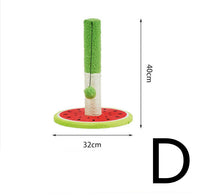 HKM-9703613 Small Cat Climbing Frame with Sisal Scratching Column and Fruit Shape Design