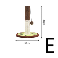 HKM-9703613 Small Cat Climbing Frame with Sisal Scratching Column and Fruit Shape Design