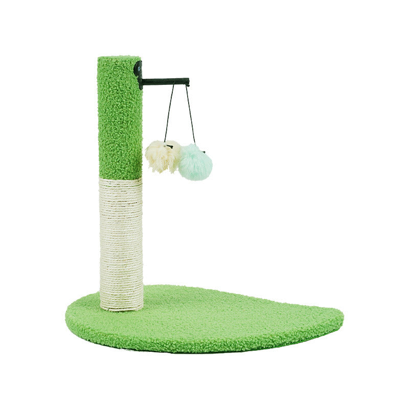 HKM-9703613 Small Cat Climbing Frame with Sisal Scratching Column and Fruit Shape Design