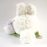 HKM-970387 Large Plush Cartoon Pillow Cushion - White Doll Design with Briquettes, Suitable for Ages 3 and Up