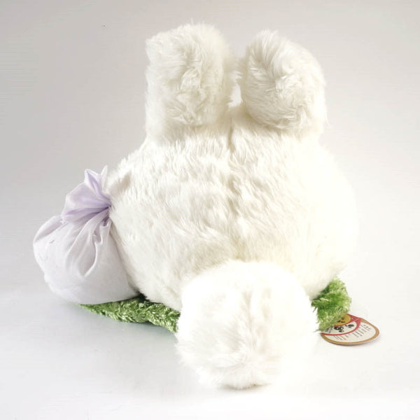 HKM-970387 Large Plush Cartoon Pillow Cushion - White Doll Design with Briquettes, Suitable for Ages 3 and Up