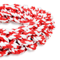 HKM-9705149 Interactive Cotton Rope Dog Toy - Durable Biting and Chewing Circle for Mental Stimulation