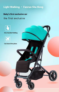 HKM-970515 Aluminium Alloy Frame One-Hand Fold Travel System Stroller with Brake