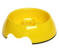 HKM-9706301 Pet Slow Feeder Bowl in Melamine - Available in Various Colors and Sizes (S, M, L)