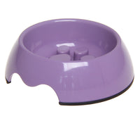 HKM-9706301 Pet Slow Feeder Bowl in Melamine - Available in Various Colors and Sizes (S, M, L)