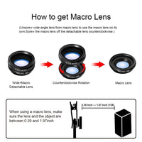HKM-970643 Universal 10-in-1 Polarization Cell Phone Lens Set for Enhanced Photography