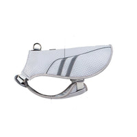 HKM-9706685 Breathable Light Gray Outdoor Pet Cooling Clothes ¨C Mesh Fabric, Adjustable Fit for All Sizes S-XL