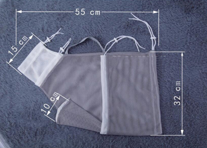 HKM-9707965 Pet Washing Bag for Cats and Dogs ¨C Soft, Scratch-Resistant, Fixed Design in Green, Pink, or Grey