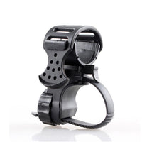 HKM-970835 Adjustable Bicycle Light with Rubber Clip and Fixed Mount