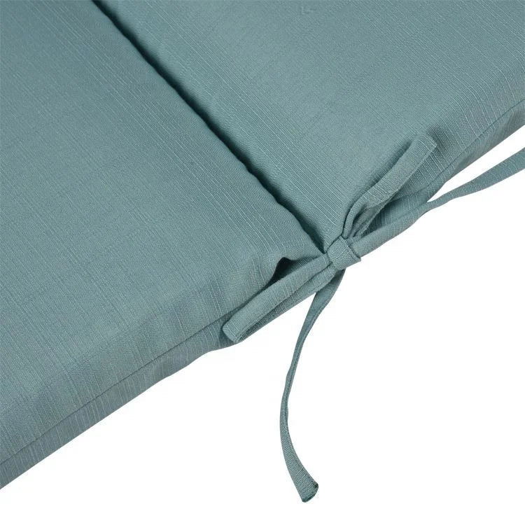 HKM-970835 Waterproof Outdoor Seat Cushions for Chaise Lounge Replacement, Square Pillow in Woven 100% Polyester