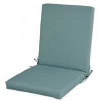 HKM-970835 Waterproof Outdoor Seat Cushions for Chaise Lounge Replacement, Square Pillow in Woven 100% Polyester
