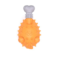 HKM-9708733 Durable Medium TPR Chicken Leg Dog Toy in Various Colors