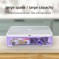 HKM-971027 10W Wireless Charging Disinfection Box for Mobile Phones with Indicating Function