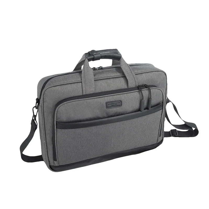 HKM-971027 15.6 Inch Simple Laptop Bag for Men - Stylish Attache Case and Backpack Combo Model 21SG-9557D