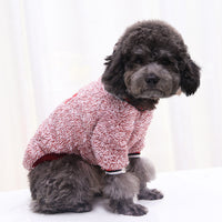 HKM-9710653 Lambswool Two-Leg Pet Clothing for Dogs and Cats - Autumn and Winter Wear in Various Colors and Sizes
