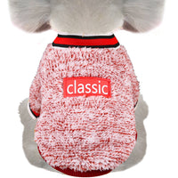 HKM-9710653 Lambswool Two-Leg Pet Clothing for Dogs and Cats - Autumn and Winter Wear in Various Colors and Sizes