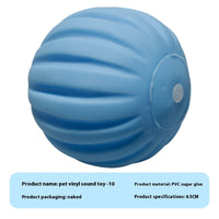 HKM-9710909 Durable Vinyl Simulation Bite-Resistant Ball for Pets - Various Colors Available
