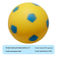 HKM-9710909 Durable Vinyl Simulation Bite-Resistant Ball for Pets - Various Colors Available