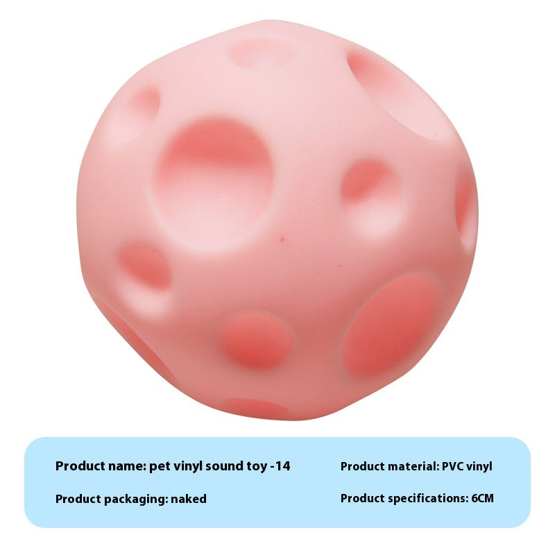 HKM-9710909 Durable Vinyl Simulation Bite-Resistant Ball for Pets - Various Colors Available