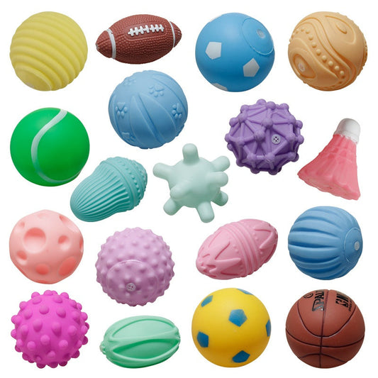 HKM-9710909 Durable Vinyl Simulation Bite-Resistant Ball for Pets - Various Colors Available