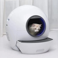 HKM-971091 Automatic Self-Cleaning Cat Litter Box with Odor Control for Multiple Cats