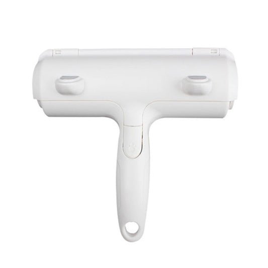 HKM-9711677 Pet Roller Cleaning Brush - White, Essential Tool for Effortless Pet Hair Removal