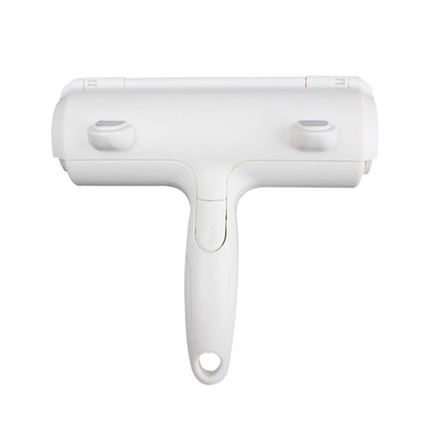 HKM-9711677 Pet Roller Cleaning Brush - White, Essential Tool for Effortless Pet Hair Removal
