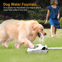 HKM-9712061 Outdoor Dog Water Fountain with Step-on Activation for Easy Self-Serve Hydration