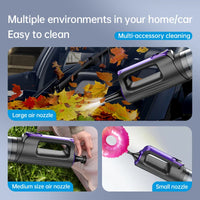 HKM-971219 Portable High-Power Car Vacuum Cleaner with Brushless Motor and Digital Display