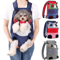 HKM-9712317 Pet Carrier Backpack for Small Dogs and Cats - Breathable, Airline Approved, Stylish Striped Design