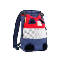HKM-9712317 Pet Carrier Backpack for Small Dogs and Cats - Breathable, Airline Approved, Stylish Striped Design